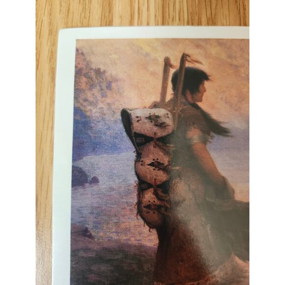 Return of the War Canoes by William Robinson Leigh 2000 Calendar Art 8x6.5 - Picture 7 of 8